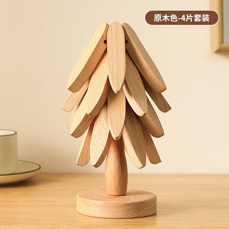 Ensemble de couleurs bois naturel [base en quatre pièces]
