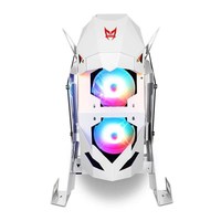 Cross-border Gaming Internet Cafe E-sports Hotel ATX Form Verre trempé Refroidissement par eau Cool Shaped Desktop Host Computer Case