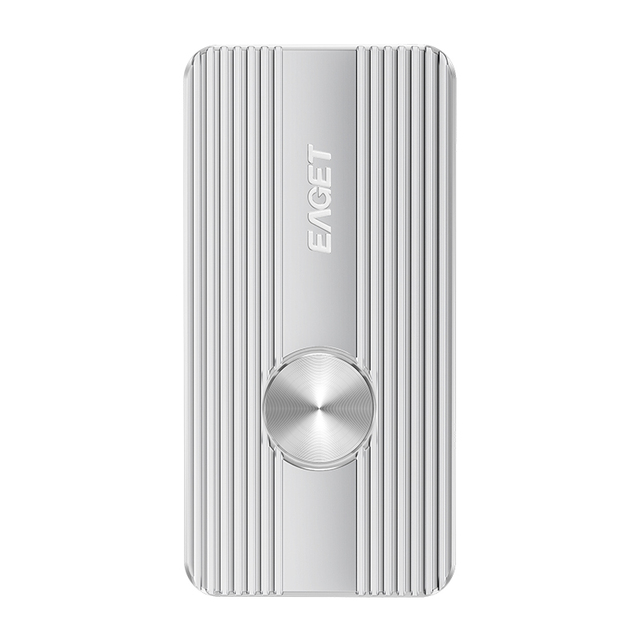 EAGET Portable SSD 20Gbps Type-C USB3.0 Gen2 External 1TB SSD Hard Drive Disk PSSD 4TB Build in SSD M.2 SATA 2280