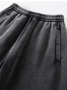 Pantalones Deportivos de Cintura Media, Corte Regular, de Poliéster/Algodón, con Logotipo Personalizado, para Hombre, con Características Anti-Pilling y Anti-Arrugas - Product Image 4