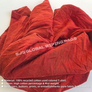 Trapos de Algodón 100% para Uso Industrial, Paños de Limpieza Industriales, Trapos de Camisetas de Colores Variados, Bolsa de 10KG/25KG - Product Image 4