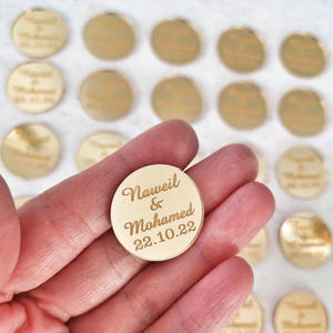 Étiquette miroir en acrylique personnalisée, cadeau, décoration de table, étiquette personnalisée pour les fêtes et les célébrations - Product Image 6