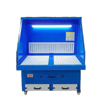 Banc de travail mobile pour le ponçage et l'élimination de la poussière, banc de travail pour le ponçage et le polissage avec aspiration des poussières