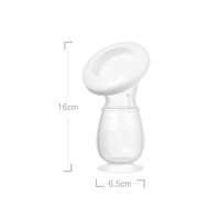 Tire-lait manuel portable Silicone marque privée pompe à ventouse de lait maternel pour un usage domestique et voyage choix d'alimentation confort de bébé