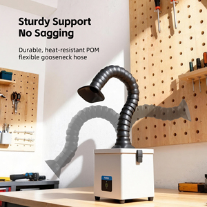 מטהר עשן שולחני נייד וחסכוני באנרגיה Fumego DX50 בעל יעילות גבוהה עם מסנן HEPA להלחמה ידנית, מסיר עשן. - Product Image 3