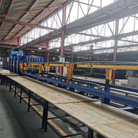 Máquina de Paneles Sándwich PU/PIR Discontinuos 2+2 con Control PLC, Motor y Bomba - Ahorro de Energía 380V