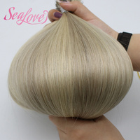 Extensiones de Cabello Humano con Punta Nano Pre-Adherida, Cabello Liso Natural en Mechones Pre-Enlazados para Salones y Venta al Por Mayor