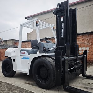 Montacargas TCM de Bajo Precio en Buenas Condiciones, Montacargas Diésel TCM Usado de 10 Toneladas en Venta - Product Image 6