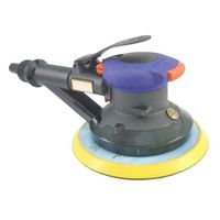 Ponceuse orbitale pneumatique pneumatique sans clé à levier de sécurité à vide auto-générée de 12000 tr/min de 6 pouces avec couvercle anti-poussière inférieur