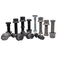 Vente directe usine – Écrou de roue de camion lourd en fer, boulon de pneu OEM 659112612 compatible avec les pièces de camion M20*2*117/130mm