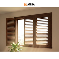 Persianas de Aluminio con Marco Gris para Ventanas Interiores Residenciales, Control de Luz