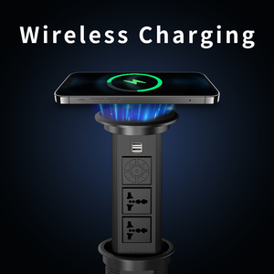 Topk — bandes d'alimentation pour plan de travail électrique, appareil de <span class=keywords><strong>cuisine</strong></span>, sortie rétractable, push-up, prise ups - Product Image 6