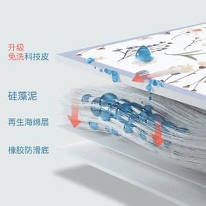 Tapis de café en terre de diatomées 30x40cm 40x50cm 50x60cm, tapis absorbant pour robinet, tapis anti-éclaboussures carré pour lavabo - Product Image 3