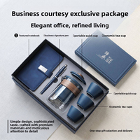 Ensemble cadeau de carnet en cuir PU avec logo personnalisé et stylo, cadeau promotionnel d'entreprise