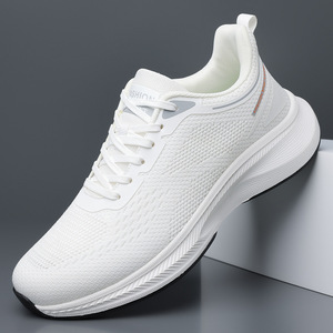 Chaussures décontractées pour hommes en gros – Tendance mode été et automne, style rétro papa, à lacets, pour course en extérieur, tige en tissu - Product Image 1