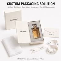 Boîte à parfum en carton rigide personnalisée de luxe, impression ISO9001, fermeture magnétique, insert en EVA, emballage en feuille d'or, huile essentielle