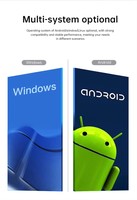 Máquina de Publicidad Android de 32 Pulgadas para Interiores, Pantalla Digital de Señalización, Reproductor de Carteles con Pantalla Táctil LCD para Centros Comerciales