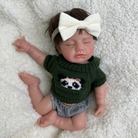 12 "réaliste avancé platine Silicone Reborn bébé poupée avec cheveux manuels caractéristique détaillée bébé exquis poupée enfants jouet