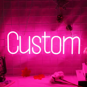 Drop Shipping No Moq Custom 3D <b>Led</b> Light Sign <b>Led</b> Neon Lights Flex Custom Electronic Signs for Party - Product Image 1