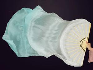 Abanico <span class=keywords><strong>de</strong></span> Danza <span class=keywords><strong>de</strong></span> Seda Suave Hecho a Mano, Velo <span class=keywords><strong>de</strong></span> 1.2m/1.5m/1.8m para Espectáculos, 16 Varillas, Bambú <span class=keywords><strong>de</strong></span> Primera Calidad, Disfraz <span class=keywords><strong>de</strong></span> Danza del Vientre - Product Image 6