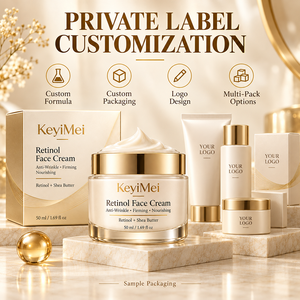 Retinol Gesichtscreme Hyaluronsäure <span class=keywords><strong>Anti</strong></span>-Falten Straffende Nährende Feuchtigkeitspflege Private Label OEM ODM Hautpflege-Fabrik - Product Image 6