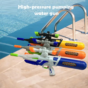 مطلق النار الصيفي الخارجي 68 من البلاستيك بضغط الهواء والماء يتميز بمتعة إطلاق النار على الماء للأطفال - Product Image 5