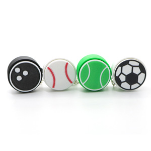 Llavero Antiestrés 3D con Botón Pop de Pelota Deportiva, Juguete Sensorial con Forma de Baloncesto, Fútbol, Bádminton, Colgante para Mochila, Regalo - Product Image 4