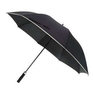 Parapluie réfléchissant en gros, OEM, ODM, logo personnalisé, coupe-vent, robuste, de bonne qualité, parapluie de golf avec sangle réfléchissante - Product Image 1