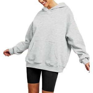Sudaderas con Capucha de Algodón Grueso de Alta Calidad para Mujer, Personalizadas con Logotipo, al por Mayor, Sudadera Holgada de Felpa para Mujer - Product Image 2