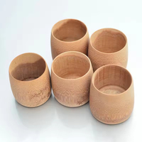 Tasse à boire en bambou naturel, faite à la main, en bambou massif, tasse à thé écologique, tasse à eau et à café, logo gravé au laser personnalisé, tasse en bambou
