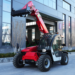 Chariot télescopique tout-terrain 4x4 de 2,5 tonnes, machine de levage hydraulique puissante, manutention extérieure portuaire, personnalisable, facile à utiliser - Product Image 5