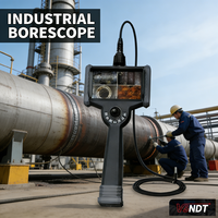 Endoscope de soudage HD 1080P, étanche IP67, LED, articulation à 360°, caméra d'inspection industrielle pour pipeline
