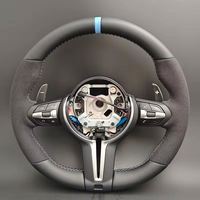 Volant en cuir / daim de la série M pour BMW M3 M5 F20 F22 F23 F30 F33 F34 X1 F48 X5 F15 X3 F25 F80 E90 E70 E84