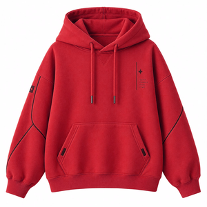 Sudadera Deportiva Premium Personalizada con Hombros Caídos, Tejido Transpirable de Mezcla de Algodón para Uso Casual y Moda Urbana - Product Image 6