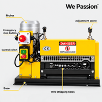 Dénudeur de fils automatique à vitesse variable We Passion WP-038, 11 trous, 1,5-38 mm, 370 W, 110 V, 220 V, pour dénudage du cuivre