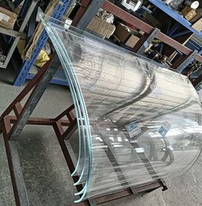 กระจกนิรภัยแบบโค้งแข็งแรงพิเศษสำหรับงานตกแต่งอาคารและโครงสร้างอาคาร - Product Image 1