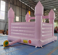 Château gonflable Pink Lemon Bounce LM-009, 13,5 x 11,5 pieds, grand château gonflable, cadeau d'anniversaire, ambiance de fête, mariage
