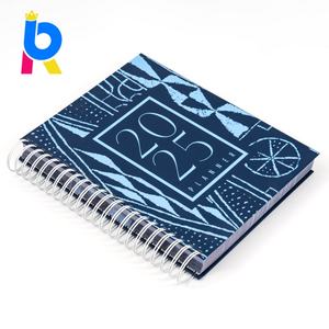 Carnet de planification personnalisé avec autocollants, spirale, couverture rigide, agenda scolaire mensuel et hebdomadaire, journal intime - Product Image 4