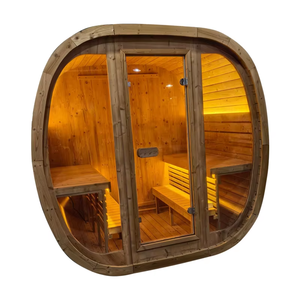 Sauna de vapor tradicional para 2-3 personas, sala de sauna finlandesa con calentador Harvia - Product Image 3