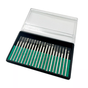 Stock entrepôt USA - Ensemble de fraises diamantées pour outil rotatif <span class=keywords><strong>Dremel</strong></span>, pour pierre et <span class=keywords><strong>verre</strong></span> - Product Image 1