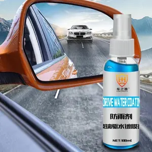 Spray de protection hydrofuge Anti-pluie pour vitres de voiture, revêtement hydrophobe pour pare-brise avant, miroir en verre, 100ml