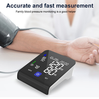 Tensiomètre médical Tensiomètre Électrique BP Moniteur Portable Sphygmomanomètre Bras Supérieur Tensiomètre