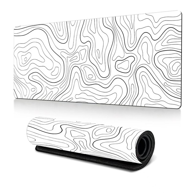Large Abstract Texture Non-Slip Desk Mouse Pad for Gaming New Stock Computer Mouse Mat