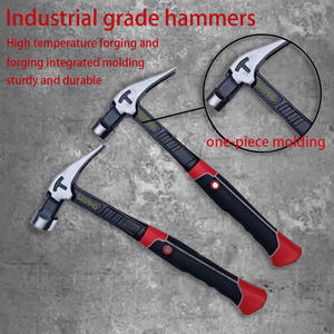 Marteau <span class=keywords><strong>de</strong></span> toiture tout en acier, entièrement forgé, à une seule griffe, avec porte-clous magnétique, extracteur <span class=keywords><strong>de</strong></span> clous latéral pour les couvreurs - Product Image 5