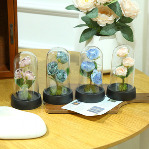 <span class=keywords><strong>Rose</strong></span> artificielle, œillet, fleur éternelle, ornement, lumière nocturne créative LDE, cadeau de Noël, décoration de chevet de dortoir, vente en gros - Product Image 2