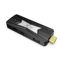 X96 Neo Android 14 Amlogic S905A(X5M) 4G ROM 32G RAM Mini TV Stick con Control Remoto por Voz BT de Fábrica X96