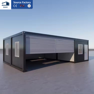 Casa Contenedor Modular Temporal de Acero Desmontable, Tipo Invernadero, Garaje, Almacén para Autos, con Puerta Enrollable, Impermeable y Resistente a Terremotos - Product Image 2