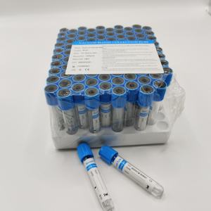 Tubo de Recolección de Sangre al Vacío PET Azul con Citrato de Sodio 9NC, 2ml 13*75mm, para Uso en Laboratorio, Precio al por Mayor - Product Image 2