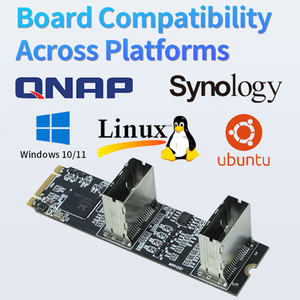 Kartu ekspansi SATA 8-Bay untuk NAS, RAID, pengawasan & cadangan Data-PCIe 3.0 M.2 adaptor oleh Lekuo - Product Image 3