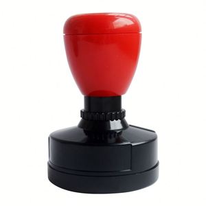 X1227-2 Série HA – Ensemble de tampons de bureau personnalisés avec logo, rouge et noir, auto-encreurs en caoutchouc, personnalisables pour entreprises, en plastique - Product Image 1
